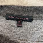 West Coast Love Gray Graphic Sweatshirt Positive Mind Vibes Life in Iridescent Photo 7
