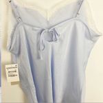 BP Blue Lace Satin Cami Tank Top Spaghetti Strap Loungewear Size Medium NEW Photo 7