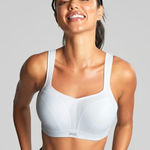 Panache  Power Wired High Impact Sports Bra White 36D GUC Photo 0