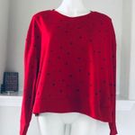 Earl Jeans Star Print Crewneck Sweatshirt, Red & Blue Patriotic Size L New w/Tag Size L Photo 2