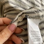 Madewell Brighton Striped Popover blouse top Flare Sleeve size large Photo 5