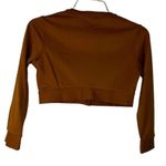 We Wore What  Knit Cropped Crewneck Cardigan Button Down Crop Top Size XSmall NWOT Photo 4