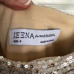 Mac Duggal Ieena  Champagne and Silver Sequin One Shoulder Gown Size 8 Photo 9
