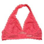 Victoria's Secret Victoria’s Secret Lace Halter Bralette Cameilla Rose M Photo 2