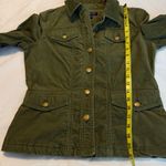 Jones New York Petite Dark Green Corduroy Jacket Women’s Size PP Button Down Photo 6