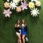 ZARA Blue Lace And Tan Romper Photo 3