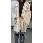 Free People Bell Sleeve Lace Duster in Ivory, One Size, New with Tag MSRP $128 Photo 9