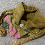 Sequin Embellished Shoulder Bag in Green and Pink Photo 6