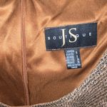 JS Boutique Bronze Metallic Lace Overlay Maxi Special Event Prom Dress 6 Photo 12