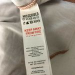 Missguided  Bikini Top Crinkle Scoop Neck Wide Strap Blush Rose Pink Size 18 Photo 3