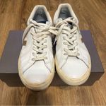 VEJA  white gold lace up low top shoes sneakers women’s 10 Photo 5