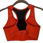 Nike Chile Red & Black Zip-Front Sports Bra – Size S Photo 1