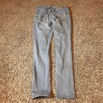 American Eagle Super Stretch Jegging‎ Jeans Womens Size 6 Ripped Distressed Blue Photo 7