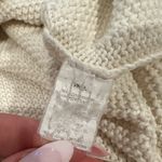 Vince Cream Ivory Cotton Crew Neck long sleeve Sweater S Photo 5