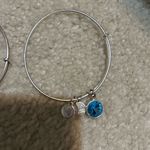 ALEX AND ANI  December Birthstone Charm Bangle, Blue Zircon Photo 3