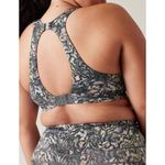 Athleta XXS Ultimate Ease Sport Bra Women’s Kinetic Abstract Cup A-C Racerback Photo 2