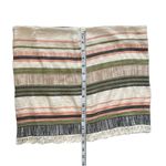 Saks 5th Avenue Saks Fifth Avenue Boho Woven Stripe SkirtWith Fringe Hem size XL Photo 3