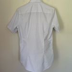 H&M slim fit short sleeve button up collared shirt ~ micro polka dot ~ size US S Photo 6