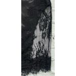 SheIn Black Satin & Lace Peek A Boo Mini Skirt Photo 15