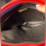 Giani Bernini  Red Leather Bag Vintage EUC Photo 6