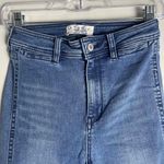 Free People  Women's Blue Highrise Medium Wash Flared‎ Bell Bottom Jeans 26 Photo 2