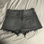 Madewell Black Distressed Relaxed Jean Shorts Size 27 Photo 1
