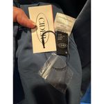 Cider NWT SOLID COWL NECK SLIT MIDI DRESS side row of buttons, in blue size S Photo 5