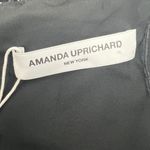 Amanda Uprichard Kieran Dress Sequin Black Mini Ostrich Feathers Photo 2