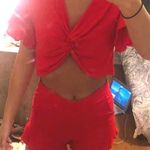 Love Riche Red Two Piece Set Photo 0