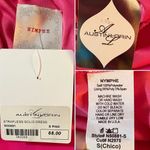 Nymphe Strapless Hi Lo Hem Chiffon Mini Dress Hot Pink S NWT Photo 5