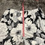 Sunny Leigh  floral stretch pull on wide leg pants L Photo 4