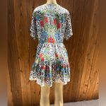 Umgee  Blue and Pink Ruffled Tiered Sundress Photo 2