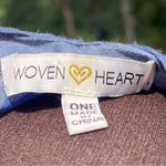 Woven Heart  Lightweight Floral Open Front Cardigan with Fringe One Size Photo 1