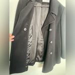 Forecaster of Boston Womens Black Wool Blend Vintage Double Breasted Peacoat S 6 Photo 7