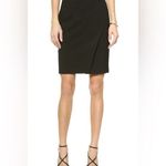 Diane Von Furstenberg Diane‎ Von Furstenberg Sissy Skirt Size 8 Black Wrap Front Pencil Workwear Photo 6