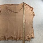 Free People We The  S Small Under the Sun Tee Shirt Linen Blend Slouchy Oversized Photo 14