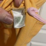 Lilly Pulitzer  Polo Shirt Womens Large Golf Casual Preppy Gold‎ Pink Trim Photo 9