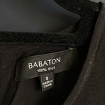 Babaton Aritzia 100% silk black sleeveless mini dress with pleated skirt size 0 Photo 1