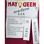 Formal Gown Women's 3XL Burgundy Evening Wear Lace Sequin Chiffon Elegant Glam! Red Size undefined Photo 7