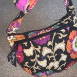 Vera Bradley Lizzy Suzani Crossbody Purse, black, purple, yellow, green Photo 3