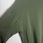 Aerie American Eagle Olive Green Crewneck Lightweight Sweatshirt Photo 1