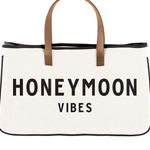 Honeymoon Vibes Canvas Tote Photo 0