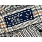 Abercrombie & Fitch  Gray Plaid Tailored Wide Leg Dress Pants Trousers Womens S Photo 2