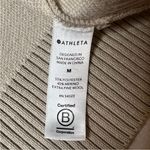 Athleta Jacquard Crew Textured Wool Blend Sweater in Frosted Floral Cream - Med Photo 6