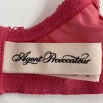 Agent Provocateur Yara pink lace underwire bra 36C Size undefined Photo 5