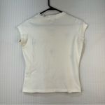 Sunday Brunch Vintage Shirt Cardigan Set Small Pink Flamingos Beaded Embroidered White Photo 7