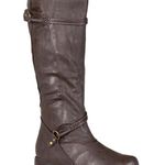 Journee Collection Biker Women's Harley Boot - Brown - size 9 Photo 1