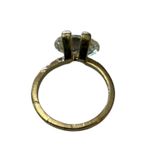 Diamond CZ Solitaire Engagement Silver Ring Size 8.5 Photo 4