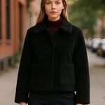 Rebecca Minkoff NWT  Women's Harley Teddy Jacket In Black Photo 0