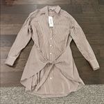 Veronica Beard NWT Roanoke Striped Shirtdress Sz 8 Photo 7